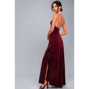 Burgundy Sequin Formal/Prom Dress